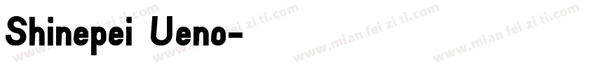 Shinepei Ueno字体转换